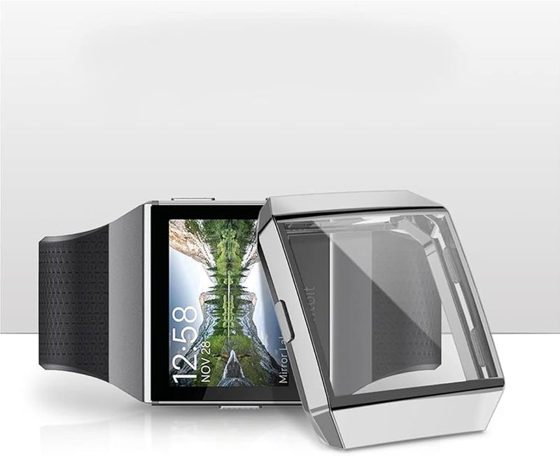 Fitbit Ionic Case Ultra Slim Soft TPU Cover Shockproof Frame Black - Image 3